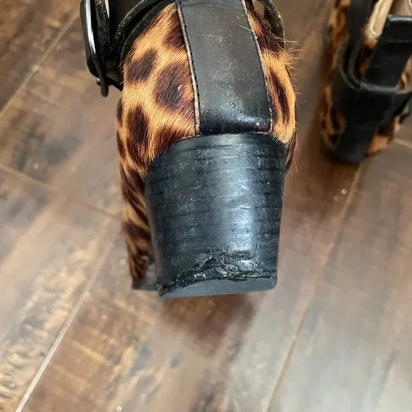 Vivienne Westwood Anglomania leopard skin calf skin ankle boots Size EU 36 US 6 - Picture 8 of 9